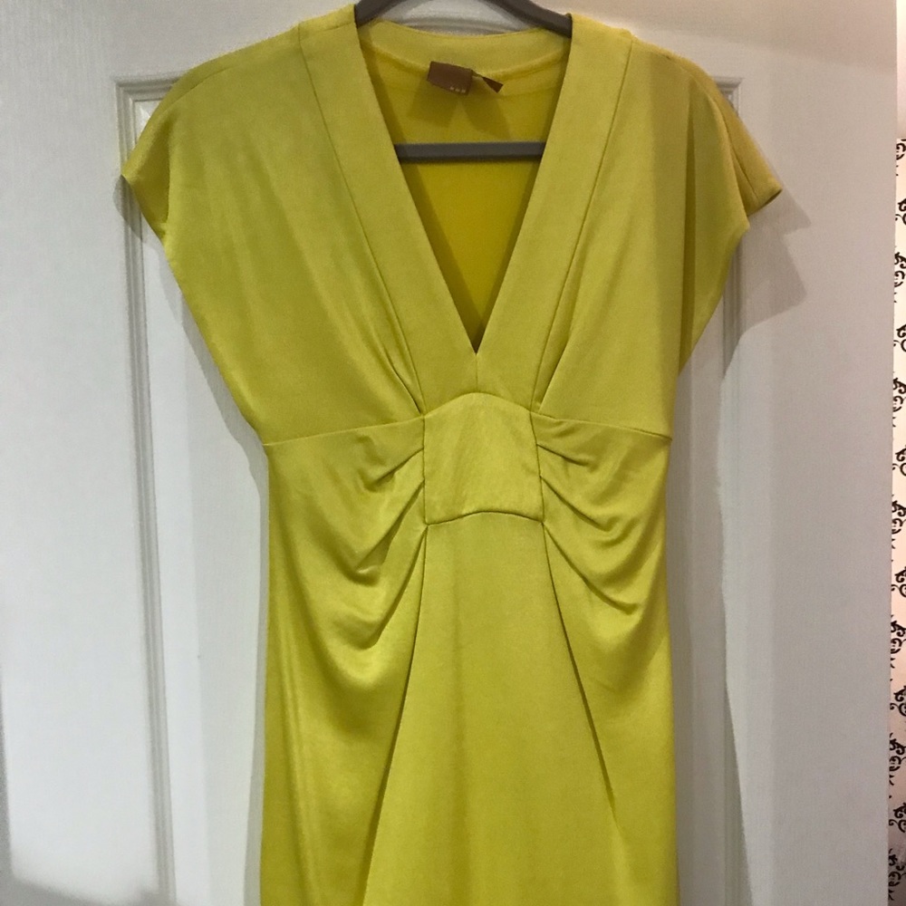 Ali Ro yellow - green short dress, worn once!